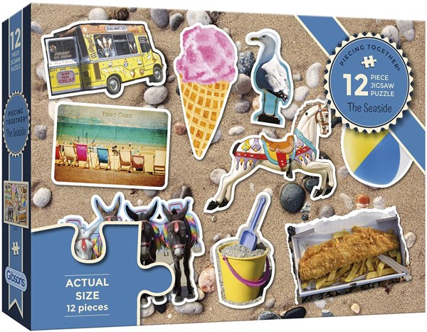 Gibsons (G2251) - "The Seaside" - 12 brikker puslespil