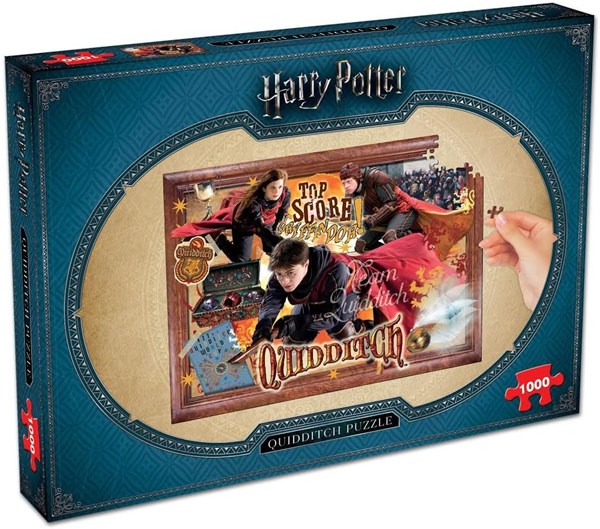 Winning Moves Games (2497) - "Harry Potter, Quidditch" - 1000 brikker puslespil