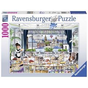 Ravensburger (13985) - "London Tea Party" - 1000 brikker puslespil