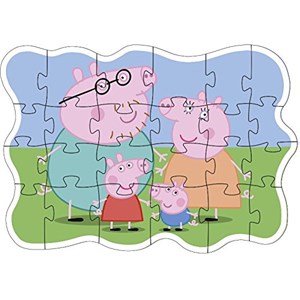 Barbo Toys (8951) - "Familien" - 24 brikker puslespil