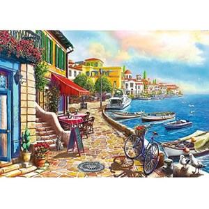 Trefl (10527) - "Sunny Embankment" - 1000 brikker puslespil