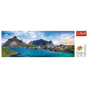 Trefl (29500) - "Lofoten Archipelago, Norway" - 500 brikker puslespil