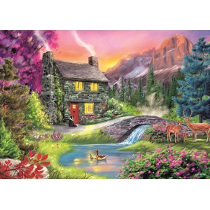 Trefl (37325) - "Mountain Idyll" - 500 brikker puslespil