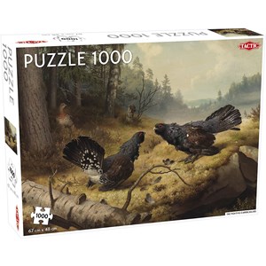 Tactic (55245) - "Fighting Capercailles" - 1000 brikker puslespil