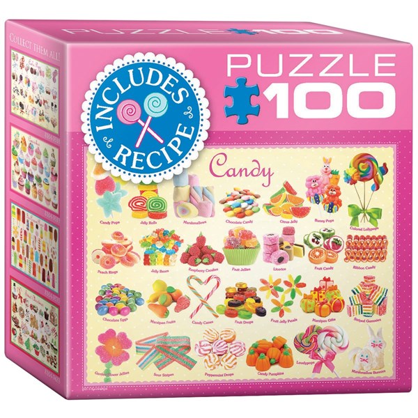 Eurographics (8104-0521) - "Candy" - 100 brikker puslespil