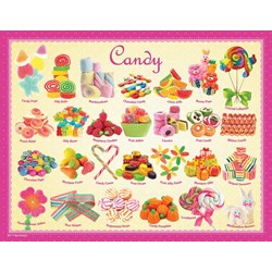 Eurographics (8104-0521) - "Candy" - 100 brikker puslespil