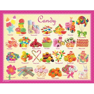 Eurographics (8104-0521) - "Candy" - 100 brikker puslespil