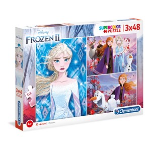 Clementoni (25240) - "Disney Frozen 2" - 48 brikker puslespil