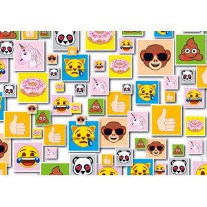 Clementoni (27285) - "Emoji" - 104 brikker puslespil