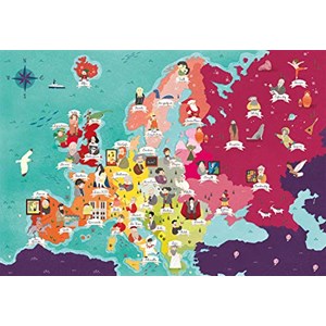 Clementoni (29061) - "Exploring Maps" - 250 brikker puslespil