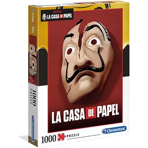 Clementoni (39533) - Salvador Dali: "Money Heist (La Casa De Papel)" - 1000 brikker puslespil