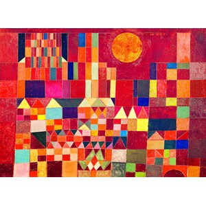 Eurographics (6000-0836) - Paul Klee: "Solen Og Slottet" - 1000 brikker puslespil
