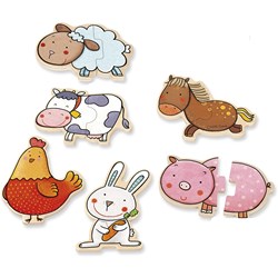 Goula (D53434) - "Carlas gård" - 2 brikker puslespil