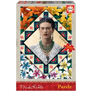 Educa (18483) - Frida Kahlo: "Frida Kahlo" - 500 brikker puslespil