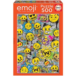 Educa (18485) - "Emoji" - 500 brikker puslespil