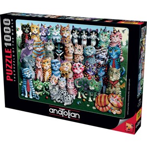 Anatolian (1030) - Laura Seeley: "Cat Family Reunion" - 1000 brikker puslespil