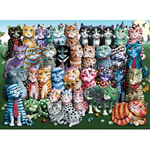 Anatolian (1030) - Laura Seeley: "Cat Family Reunion" - 1000 brikker puslespil