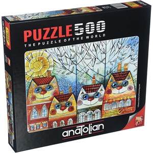 Anatolian (3590) - "City Cat" - 500 brikker puslespil