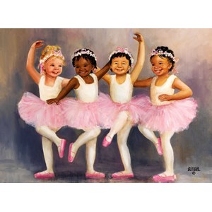 Anatolian (3598) - Diane Dengel: "Little Ballerinas" - 500 brikker puslespil