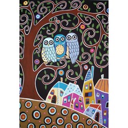 Anatolian (3605) - Karla Gerard: "Three Owls" - 500 brikker puslespil