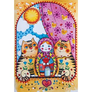 Anatolian (3606) - Oxana Zaika: "Matryoshka" - 500 brikker puslespil