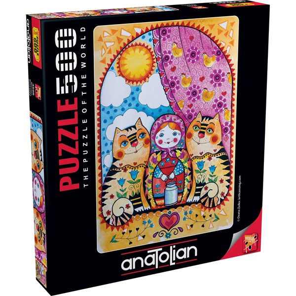 Anatolian (3606) - Oxana Zaika: "Matryoshka" - 500 brikker puslespil