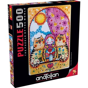 Anatolian (3606) - Oxana Zaika: "Matryoshka" - 500 brikker puslespil