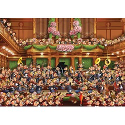 Anatolian (4551) - François Ruyer: "Concert" - 1500 brikker puslespil