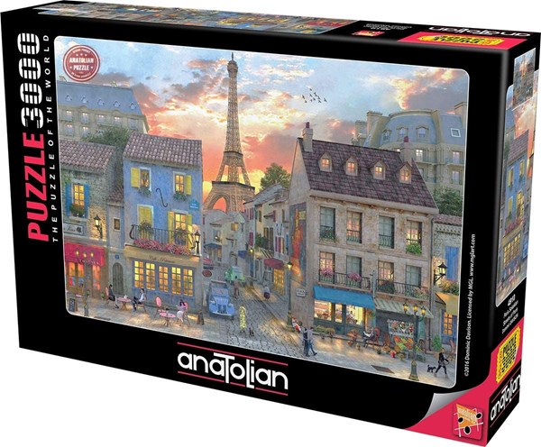 Anatolian (4910) - Dominic Davison: "Streets of Paris" - 3000 brikker puslespil