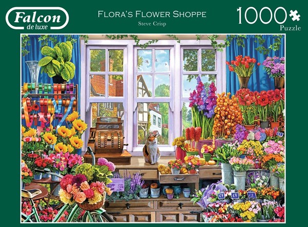 Falcon (11196) - "Floras Flower Shoppe" - 1000 brikker puslespil