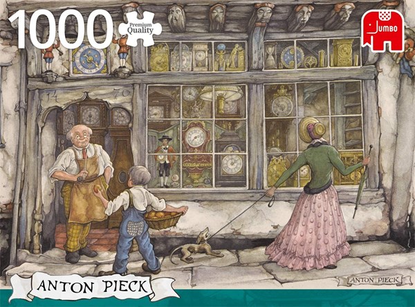 Jumbo (18826) - Anton Pieck: "The Clock Shop" - 1000 brikker puslespil