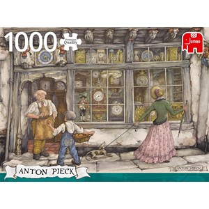 Jumbo (18826) - Anton Pieck: "The Clock Shop" - 1000 brikker puslespil