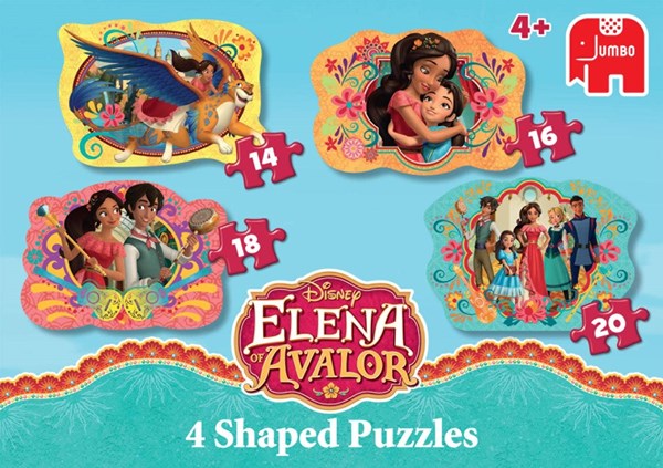 Jumbo (19675) - "Disney, Elena of Avalor" - 14 16 18 20 brikker puslespil