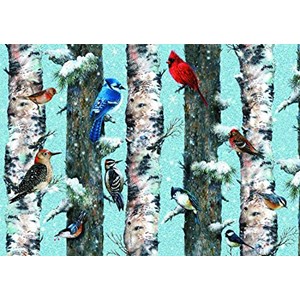 Piatnik (5514) - "Christmas Birds" - 1000 brikker puslespil
