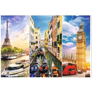 Trefl (45009) - "A Journey through Europe" - 4000 brikker puslespil