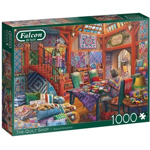 Falcon (11285) - Eduard Shlyakhtin: "The Quilt Shop" - 1000 brikker puslespil