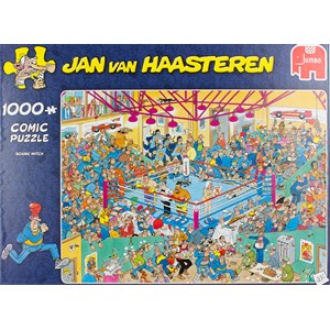 Jumbo (81453AA) - Jan van Haasteren: "Boxing Match" - 1000 brikker puslespil