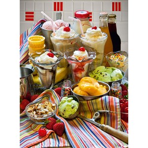 Ravensburger (14114) - "Just Desserts" - 500 brikker puslespil