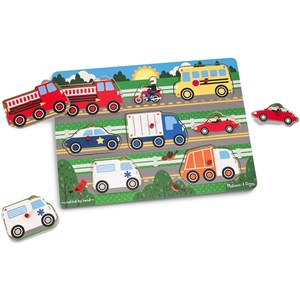 Melissa and Doug (19051) - "Vehicles" - 8 brikker puslespil