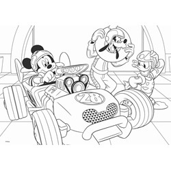 Jumbo (19672) - "Mickey and The Roadster Racers" - 18 brikker puslespil