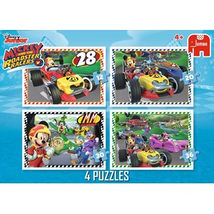 Jumbo (19669) - "Disney, Mickey and the Roadster Racers" - 12 20 30 36 brikker puslespil