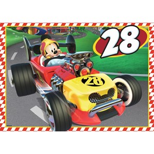 Jumbo (19669) - "Disney, Mickey and the Roadster Racers" - 12 20 30 36 brikker puslespil
