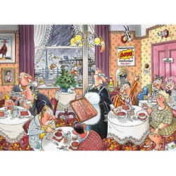 Jumbo (19177) - "Retro Mystery 4, Live Entertainment" - 1000 brikker puslespil