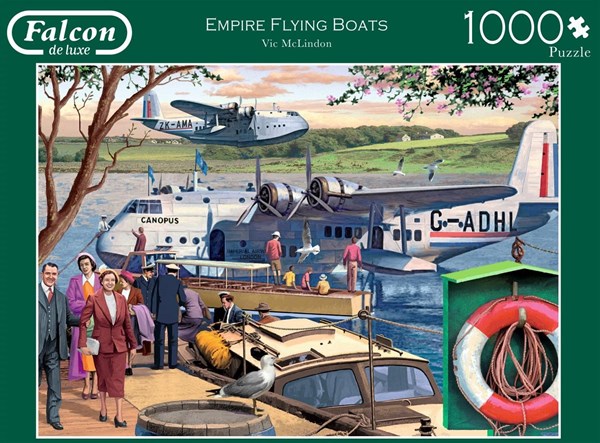 Falcon (11194) - Victor McLindon: "Empire Flying Boats" - 1000 brikker puslespil