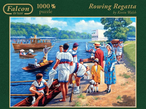 Falcon (11076) - "Rowing Regatta" - 1000 brikker puslespil