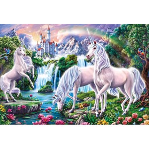 Schmidt Spiele (56331) - "Unicorns with Headband" - 60 brikker puslespil