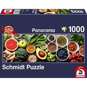 Schmidt Spiele (58361) - "On the Kitchen Table" - 1000 brikker puslespil