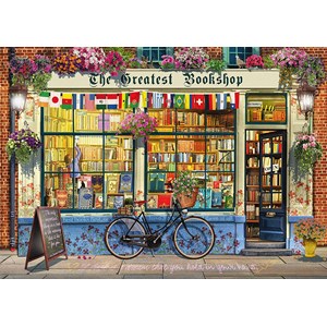 Schmidt Spiele (59604) - Garry Walton: "Bookstore" - 1000 brikker puslespil