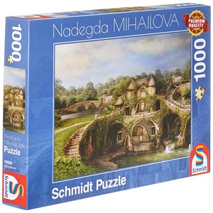 Schmidt Spiele (59608) - Nadegda Mihailova: "Nature House" - 1000 brikker puslespil