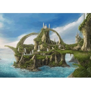 Schmidt Spiele (59610) - Nadegda Mihailova: "Island of the Falls" - 1000 brikker puslespil
